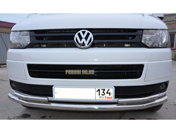 Защита переднего бампера d60/42 для Volkswagen T5 Caravelle (2009-2015)