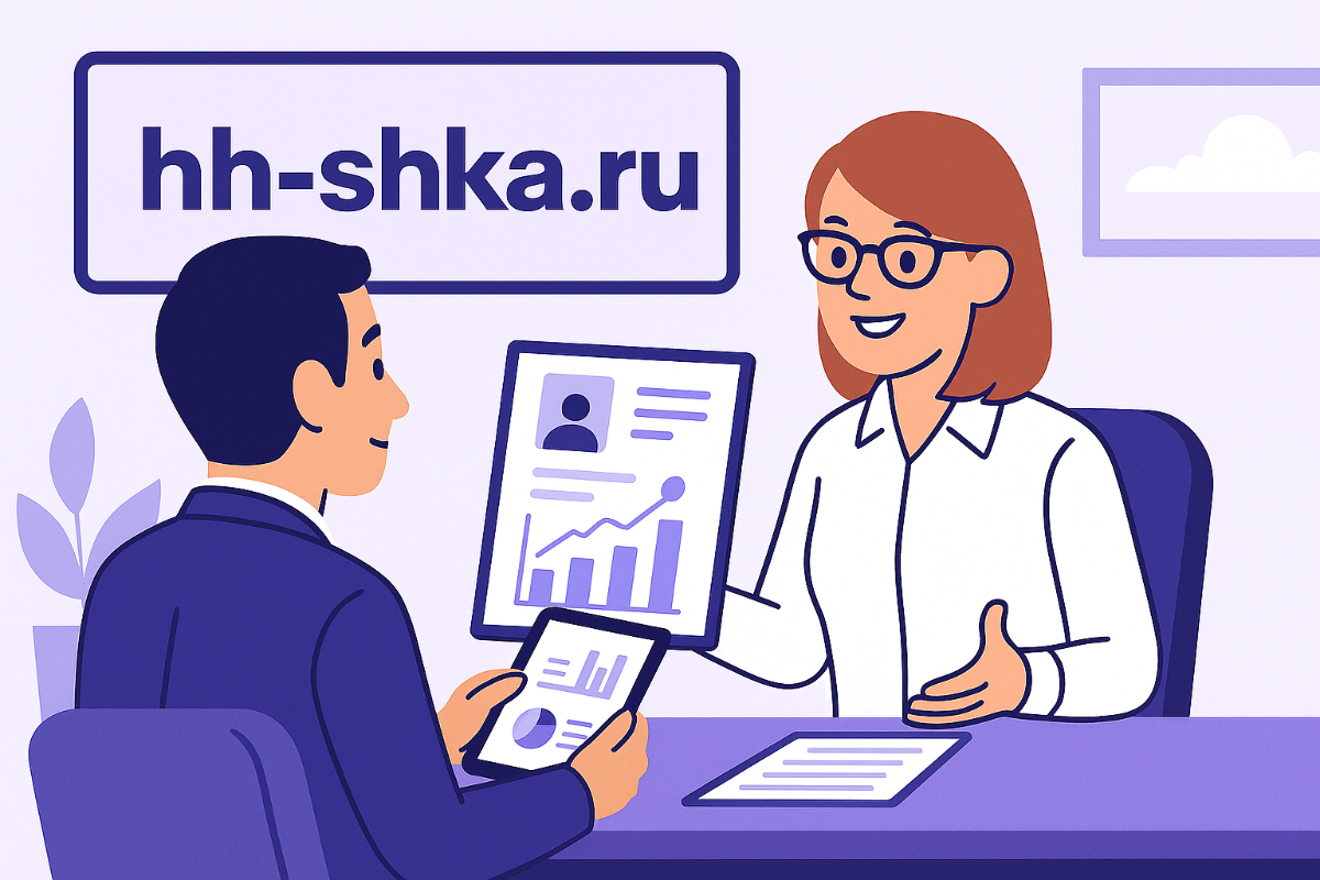Рекрутер проводит собеседование с кандидатом — сцена подбора персонала