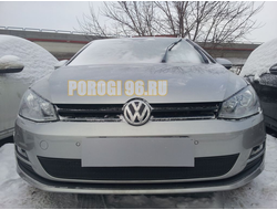 Защита радиатора Volkswagen Golf VII black PREMIUM
