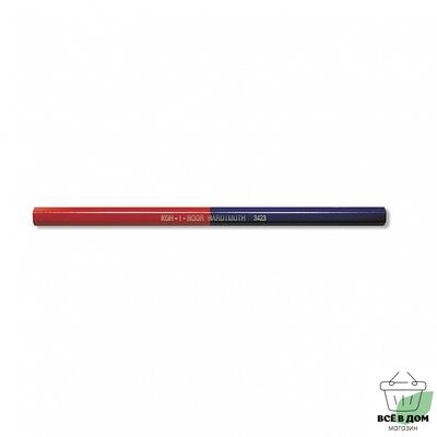 Карандаш строительный двухсторонний (красный и синий)