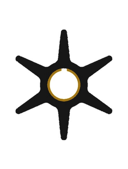 Импеллер помпы охлаждения двигателя Ancor 5374 Ø86x31.6мм 6 лопастей из черного неопрена