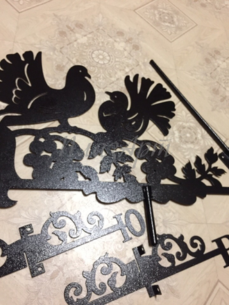 флюгер на крышу Голуби