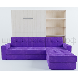 Шкаф-кровать с угловым диваном "Саймон" 160х200