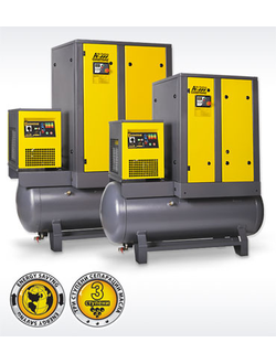 ВИНТОВЫЕ КОМПРЕССОРЫ СЕРИИ AIRSTATION Производительностью до 2,3 м3/мин cо встроенным осушителем (А-1808 - АR-2210-500)