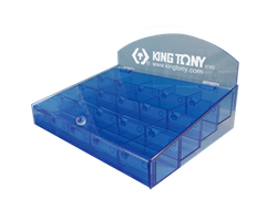 Стенд для вставок (бит), 20 отделений KING TONY 87352