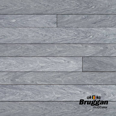 Террасная доска Bruggan Multicolor полнотелая Grey