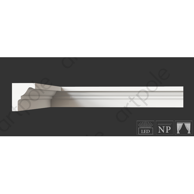 Карниз гладкий SKT15