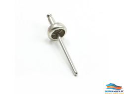 Деталь тентовой кнопки,   DOT нерж. - С с заклепкой