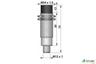 Индуктивный взрывозащищенный датчик SNI 496-10-D-P12 резьба М22х1,5