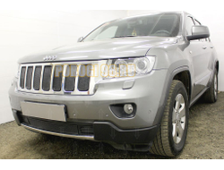 Защита радиатора Jeep Grand Cherokee IV (WK2) 2010-2013 black низ