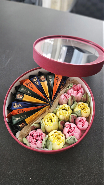 Набор с тюльпанами 21см