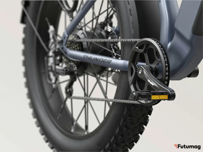 Электровелосипед QRONGE THUNDER (4.0) серый