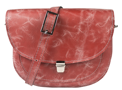Кожаная женская сумка Amendola red (арт. 8003-08)