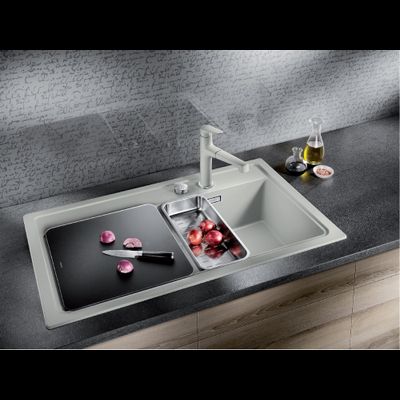 Разделочная доска из чёрного безопасного стекла Blanco (224629)