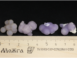 Халцедон фиолетовый виноградный, коллекционный образец в ассортименте, Индонезия (18-22 мм, 3-4 г) №28600