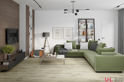 Кварцвиниловая плитка Damy Floor Family LVT Дуб Белый SL3739-3-LVT
