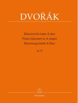Dvor?k, Anton?n Quintett A-Dur op.81 f?r Klavier, 2 Violinen, Viola und Violoncello Stimmen