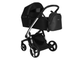 Коляска 3в1 ibebe i-stop Ткань Black, CHROME рама