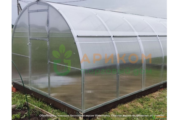 Теплица Цинк с открывающейся крышей 6м, шаг 1,0м