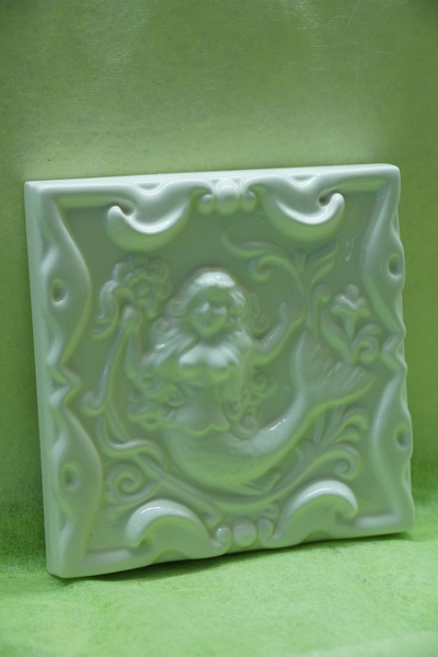 Русалка однотонная (керамическая плитка)