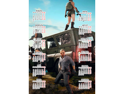 Календарь настенный PlayerUnknown’s Battlegrounds, PUBG, ПУБГ №15