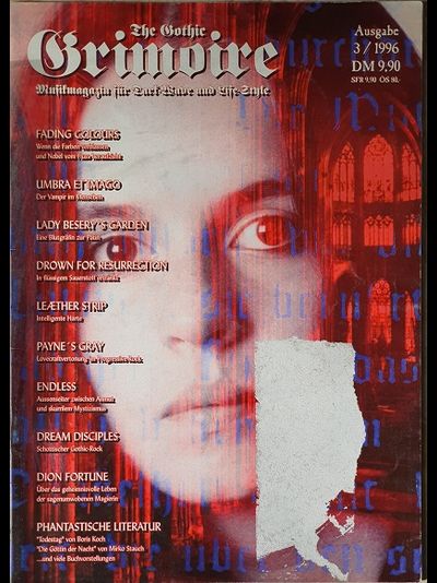 The Gothic Grimoire Magazine March 1996 Fading Colour, Иностранные музыкальные журналы, Intpressshop