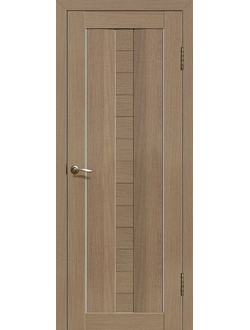 Дверь межкомнатная Экошпон Сибирь профиль Модель 208 Тиковое дерево (под заказ)
