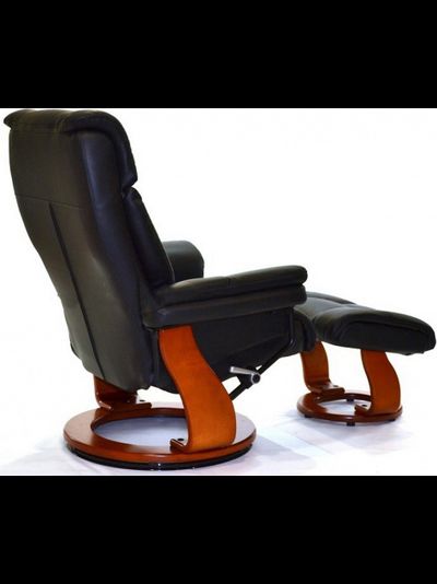 Кресло Relax Зуэль 7582W (001 BLACK / 026 HONEY)