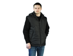 Жилет мужской "Gerkon Delta" утеплённый т.Дюспа "Черный" (нет в наличии)