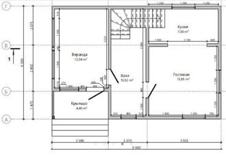 Двухэтажный каркасный дом с двумя спальнями 75м² (SK81)