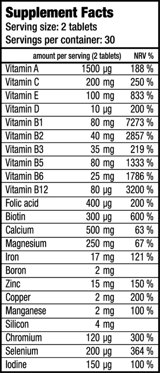 MULTIVITAMIN FOR WOMEN