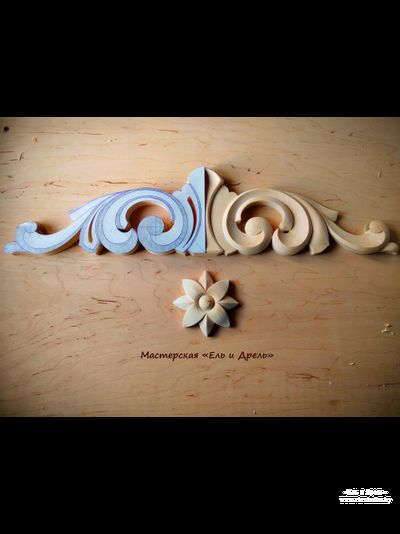 Горизонтальная накладка на мебель