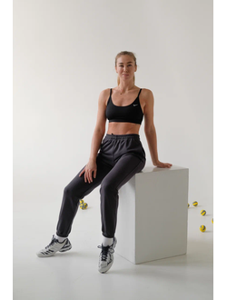 ШТАНЫ спортивные Volleylife (130-150 СМ) черный/графит