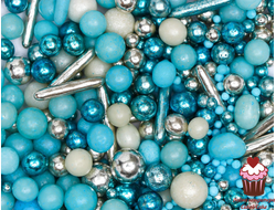 Посыпка микс "Голубая зима", 50гр