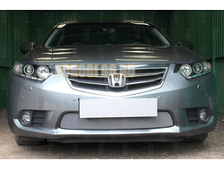 Защита радиатора Honda Accord IX 2013-2015 chrome