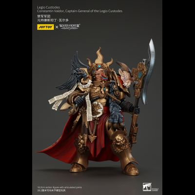 Константин Вальдор, генерал-капитан Легио Кустодес (Warhammer Horus Heresy) - КОЛЛЕКЦИОННАЯ ФИГУРКА 1/18 Legio Custodes Constantin Valdor Captain-General of the Legio Custodes (JT00942) - JOYTOY