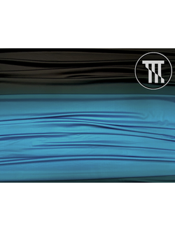 Бифлекс матовый градиент, цв. Глубокий океан + Черный