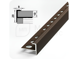 ПРОФИЛЬ ОКАНТОВОЧНЫЙ ПУ 13.2700.15 ЧЕРНЫЙ