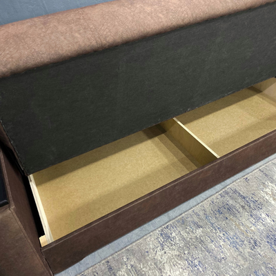 Диван-книжка на утяжке с МДФ декором (З)