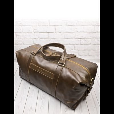 Кожаная дорожная сумка Avellino Premium brown (арт. 
4039-63)