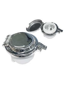 Розетка влагозащищенная, 30 А, нерж. сталь, IPХ7