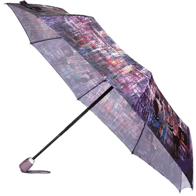 Зонт женский автоматический Planet Кошки (сатин, облегченный, 6 расцветок)