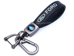 Премиум кожаный брелок с логотипом FORD