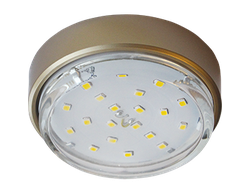 Светильник накладной Ecola GX53 DGX5318 легкий золото 18X88 FG53FFECD