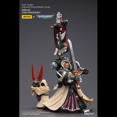 Верховный великий магистр Темных Ангелов Азраил (Warhammer 40k) - КОЛЛЕКЦИОННАЯ ФИГУРКА 1/18 Dark Angels Supreme Grand Master Azrael (JT7899) - JOYTOY