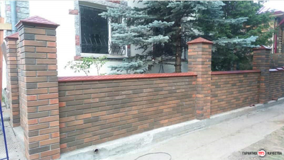 Колпаки на столбы полимерпесчаные (капельник) на 1.5 кирпича