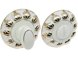 RENZ Завертка INBK 10 W-GP белая с золотом