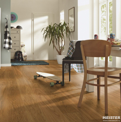 Паркетная доска Meister Дуб Гармония Шартенальм 8830 в интерьере