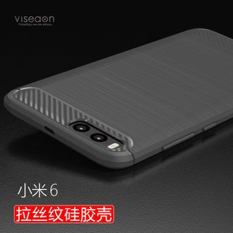 Чехол-бампер Viseaon для Xiaomi Mi6 (серый)