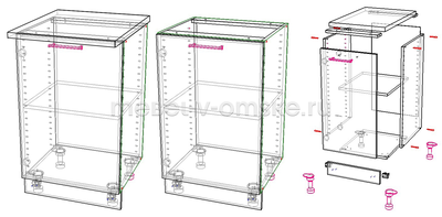 Стол кухонный Аляска Н-67 (600)